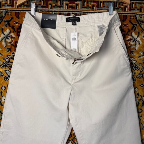 NWT Banana Republic High-Rise Authentic Chino Stone Wash Pants Sz 8 - Picture 4 of 8